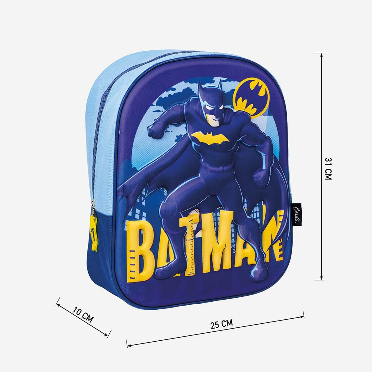 3D-schoolrugzak Batman Blauw 25 x 31 x 10 cm
