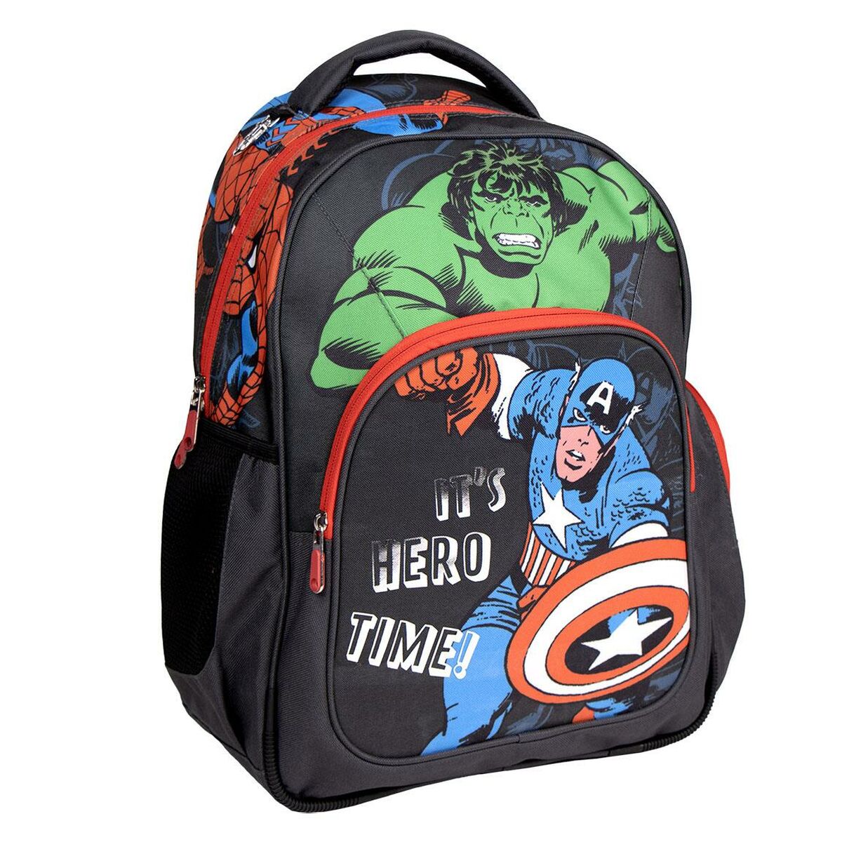 Schoolrugzak The Avengers Zwart 32 x 15 x 42 cm