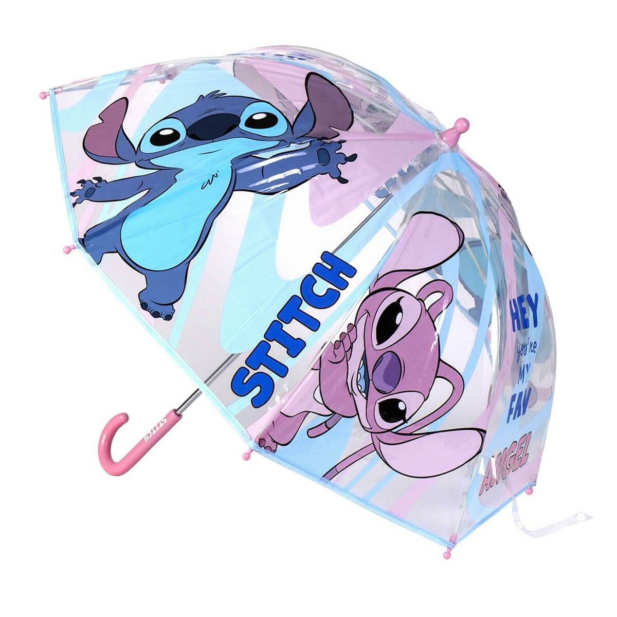 Paraplu Stitch Roze Ø 71 cm Blauw