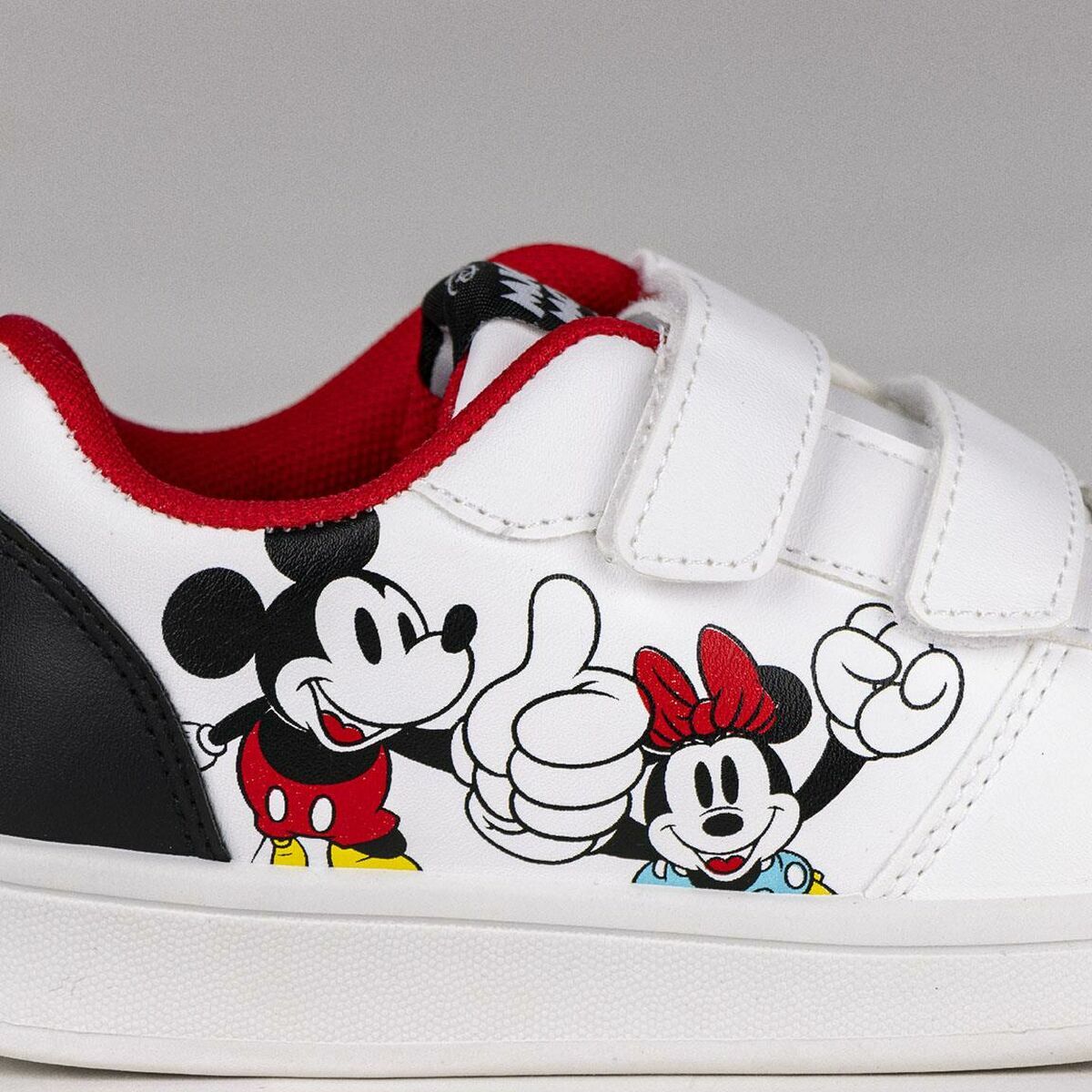 Sportschoenen voor Kinderen Mickey Mouse Velcro Wit