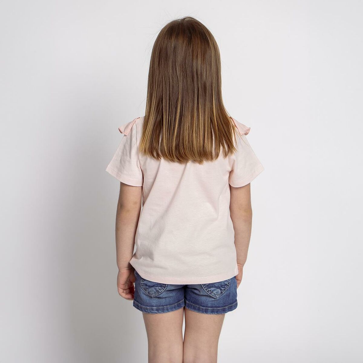 T-Shirt met Korte Mouwen voor kinderen Peppa Pig Licht Roze