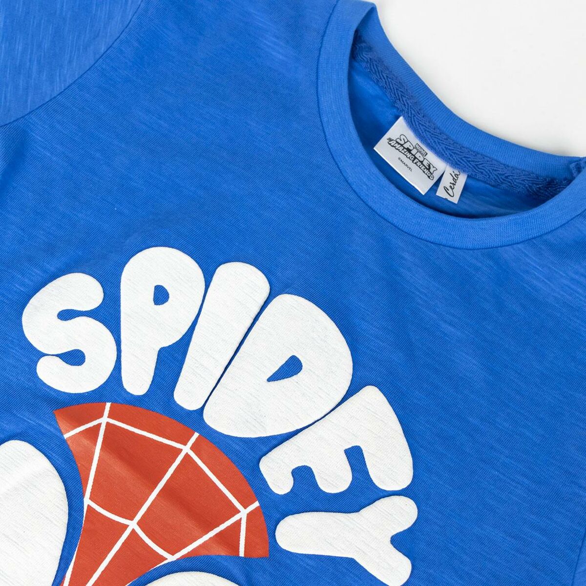 T-Shirt met Korte Mouwen voor kinderen Spidey Blauw