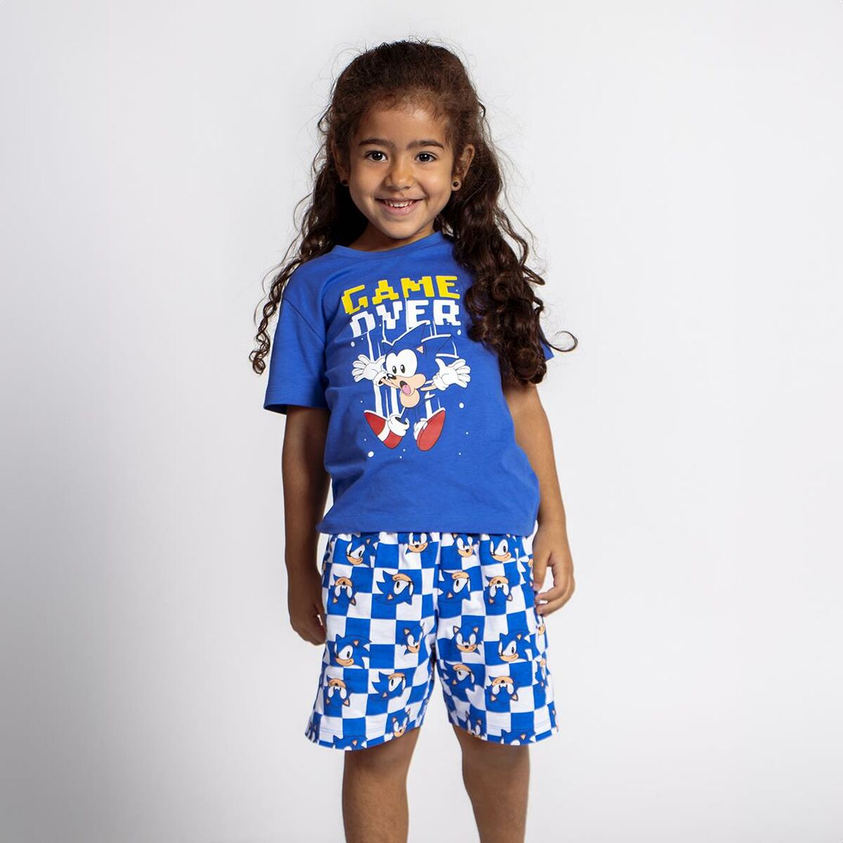 Pyjama Kinderen Sonic Blauw
