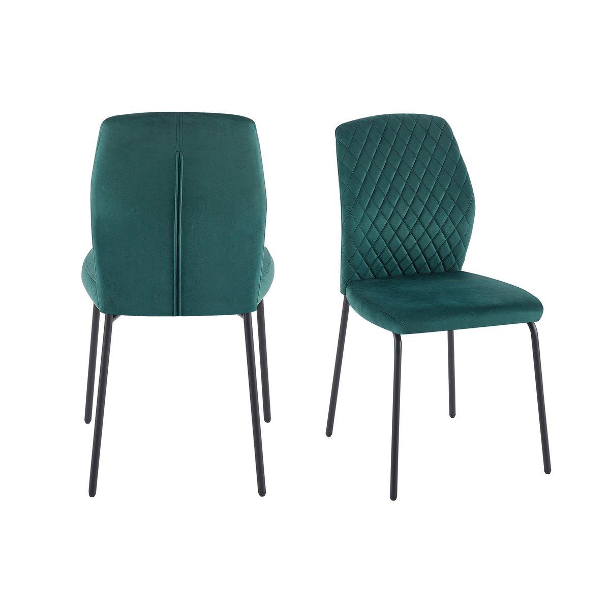 Stoelenset van 2 groen