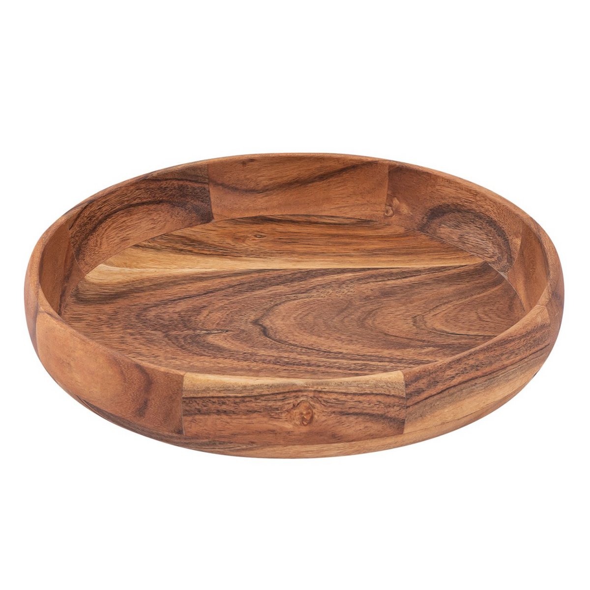 Fruit Bowl Decoratie Shell Wood Master Box 8-delige Ø30cm Food Law Acacia Massive