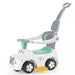 Dolu 3In1 Loopauto Met Handgreep + Toeter Wit/Blauw/Grijs/Geel