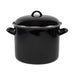 Overige Merken Svenska Living Soeppan 8L 24 Cm Emaille/Zwart