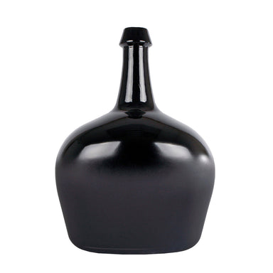 Diversen Vaas Graffa Victoria L Mat/Glanzend Zwart 27X20X38 Glas