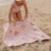 Little Dutch Pink Flowers Strandlaken 60X120 Cm Lichtroze