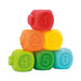 Little Stars Baby Stapelblokken 6 Stuks + 2 Dieren