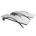 Ligbedden met tafel poly rattan bruin