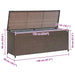 Tuinbox 120x50x60 cm poly rattan bruin