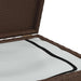 Tuinbox 120x50x60 cm poly rattan bruin