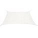 Zonnescherm Hdpe Vierkant 3,6X3,6 M Wit 3.6 x 3.6 m