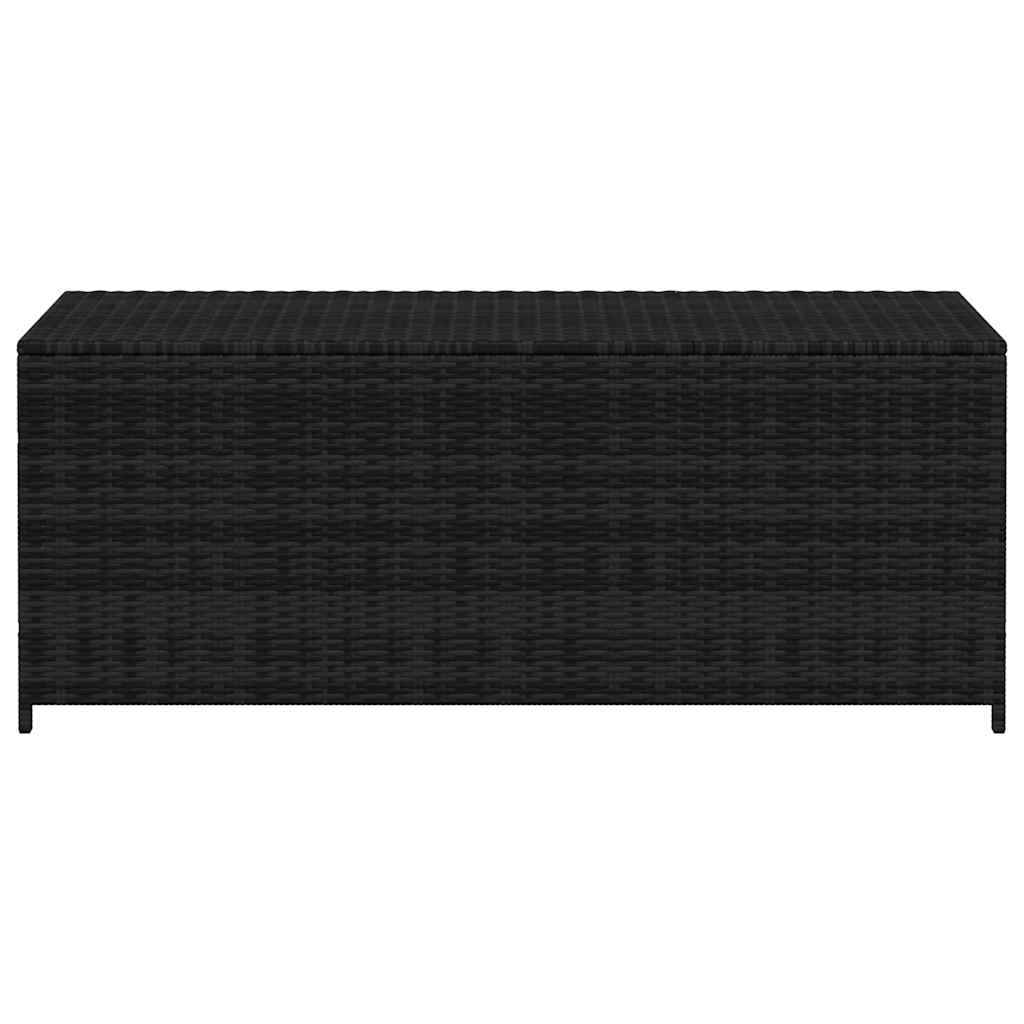 Tuinbox 150x50x60 cm poly rattan zwart