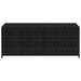 Tuinbox 150x50x60 cm poly rattan zwart