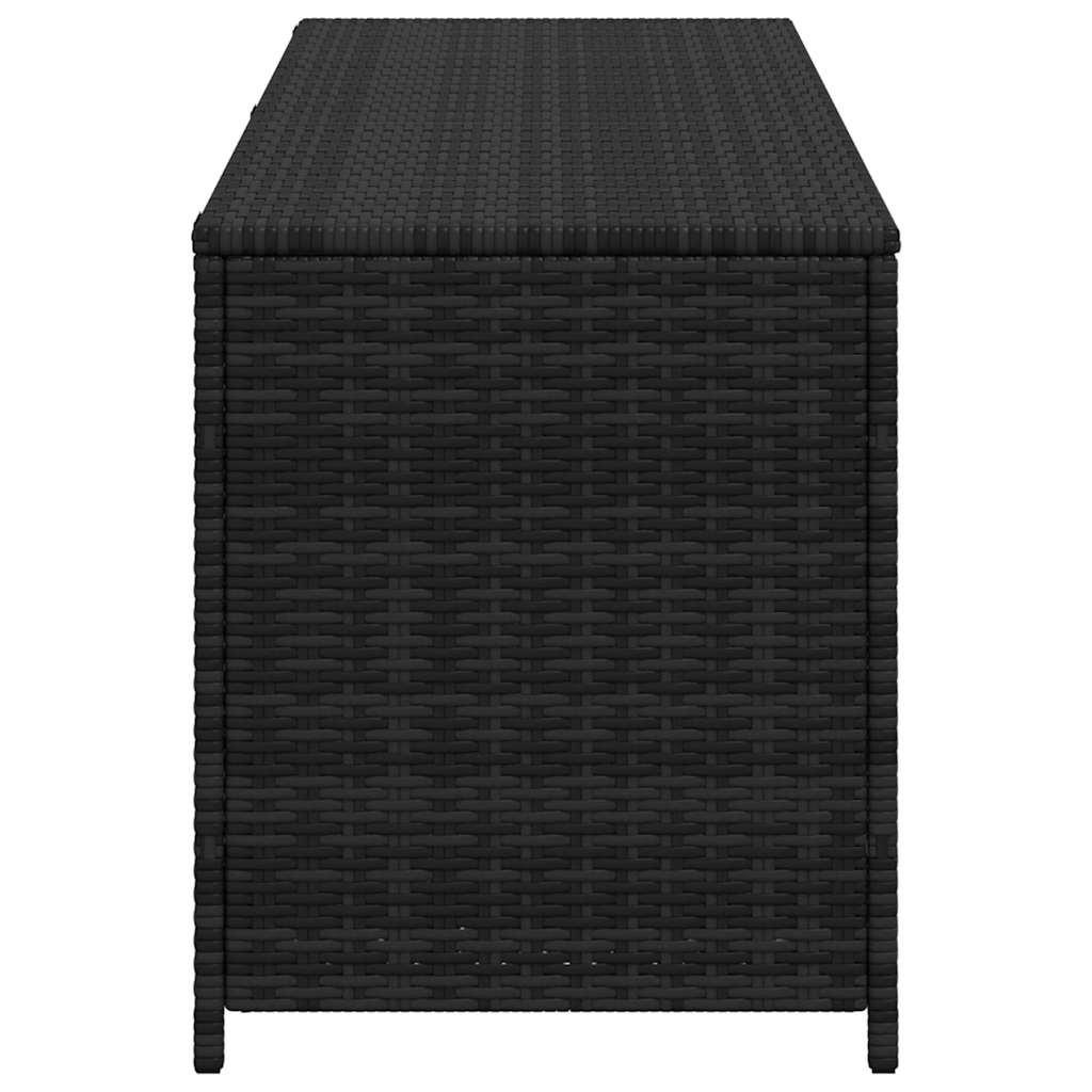Tuinbox 150x50x60 cm poly rattan zwart