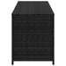 Tuinbox 150x50x60 cm poly rattan zwart