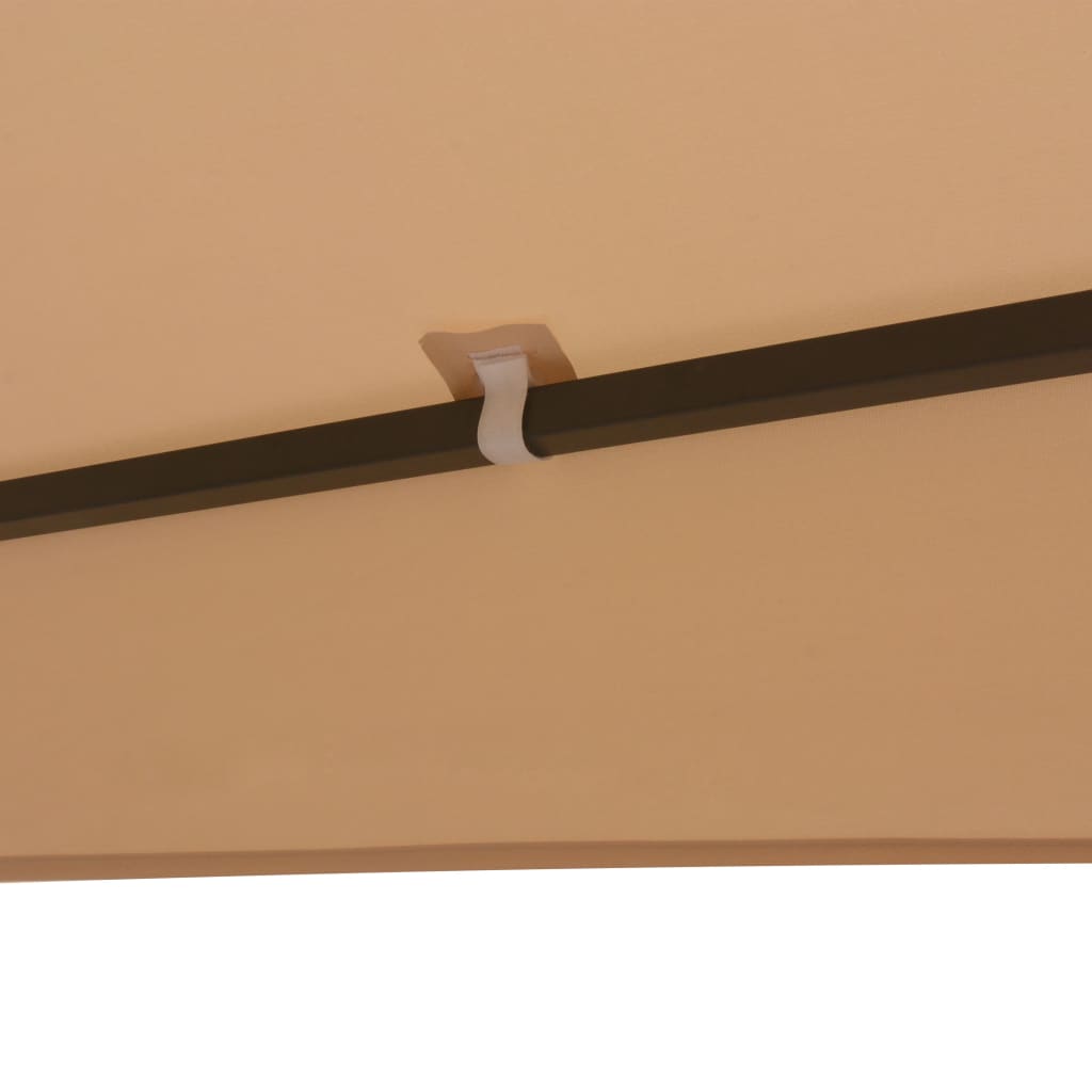 Tuinprieel 323x265 cm hexagonaal beige