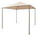 Prieel 3x3 m staal beige