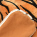Tijgervloerkleed pluche 144 cm bruin