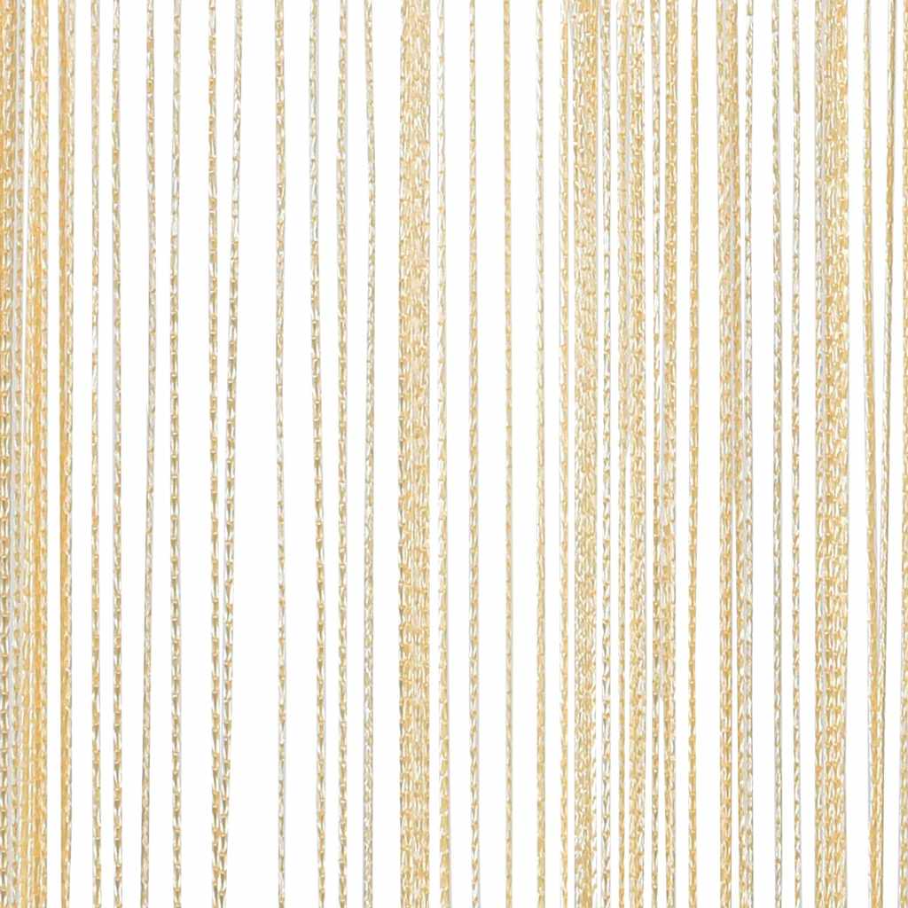 Draadgordijnen 140x250 cm crème 2 st