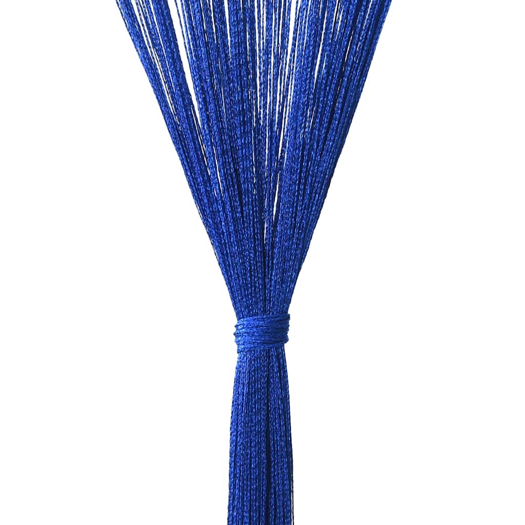 Draadgordijnen 100x250 cm blauw 2 st