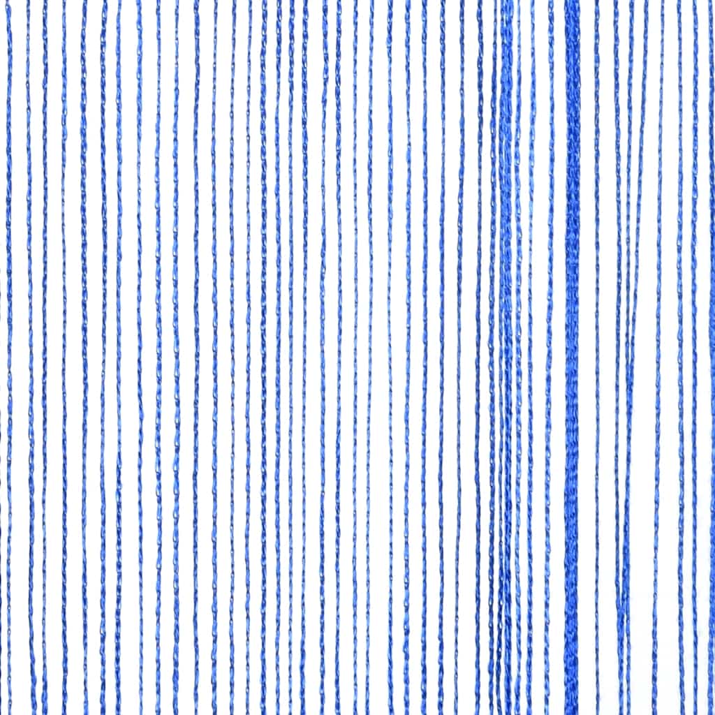 Draadgordijnen 100x250 cm blauw 2 st