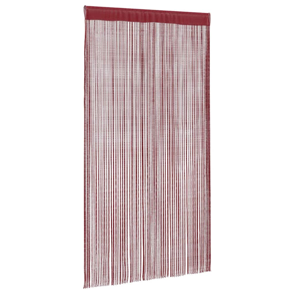 Draadgordijnen 140x250 cm wijnrood 2 st