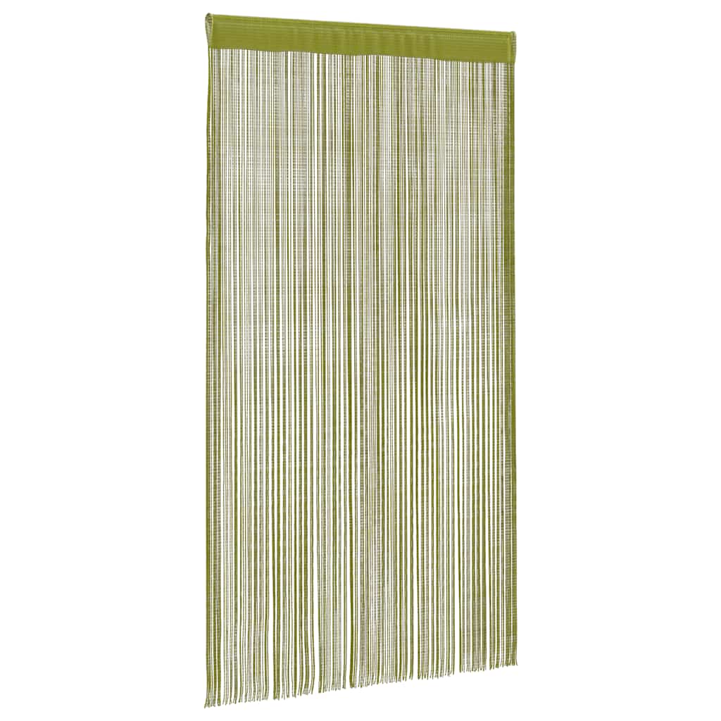 Draadgordijnen 100x250 cm groen 2 st