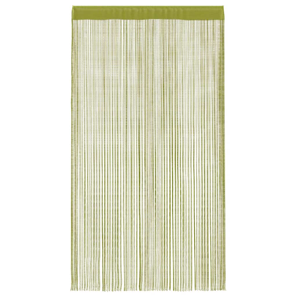 Draadgordijnen 100x250 cm groen 2 st