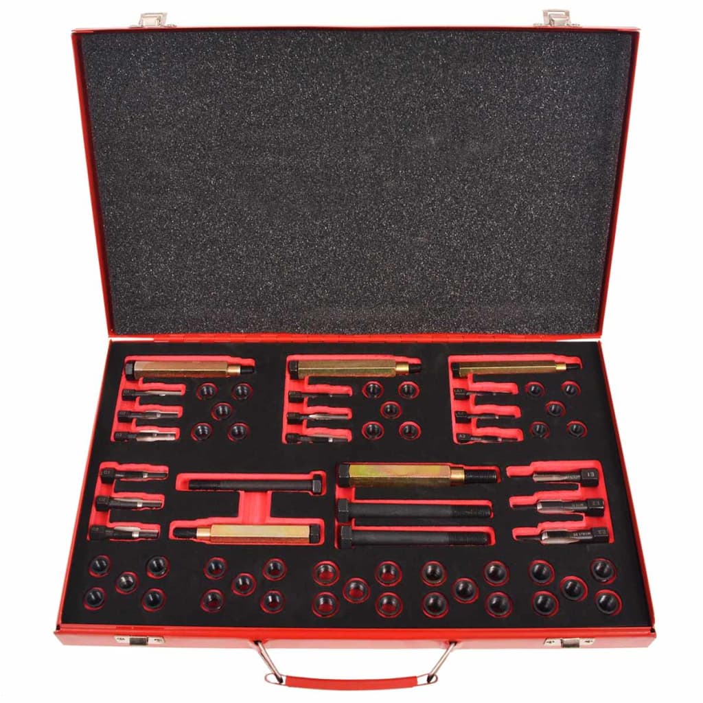 Gloeibougie draad reparatie set M8 M9 M10 M12 63-delig