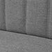 Bank 117x55,5x77 cm stof lichtgrijs