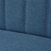 Bank 117x55,5x77 cm stof blauw
