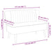 Bank 117x55,5x77 cm stof blauw