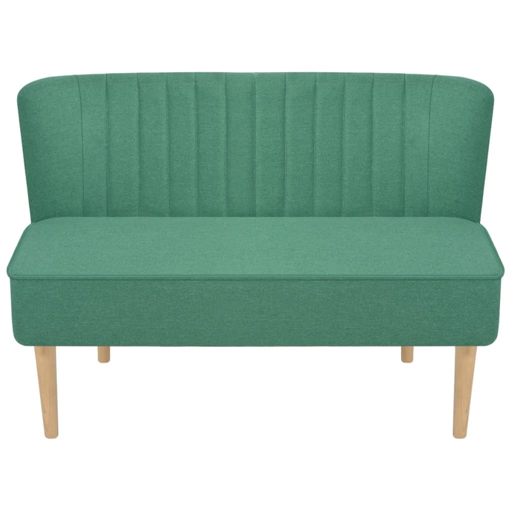 Bank 117x55,5x77 cm stof groen