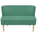 Bank 117x55,5x77 cm stof groen