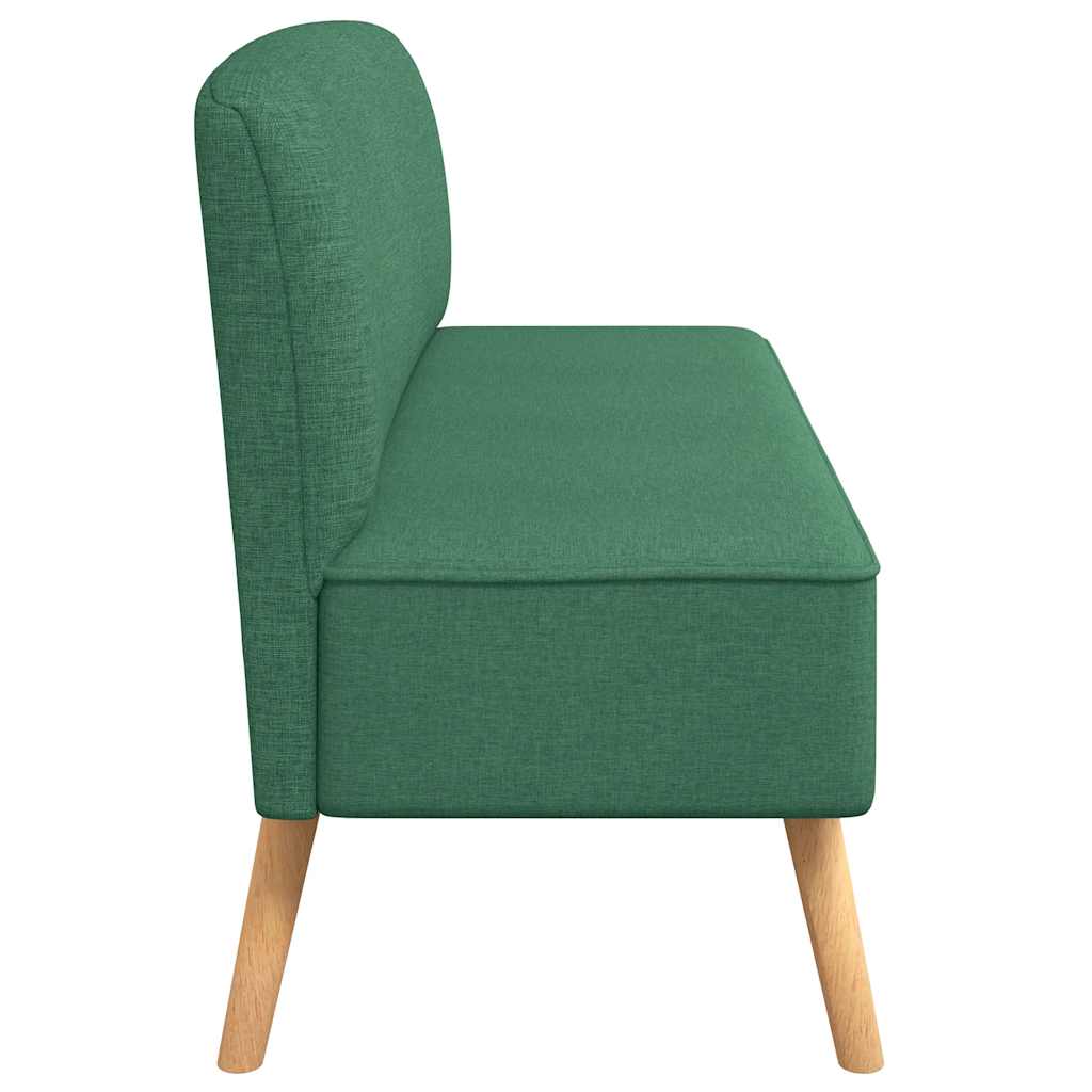 Bank 117x55,5x77 cm stof groen