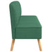 Bank 117x55,5x77 cm stof groen