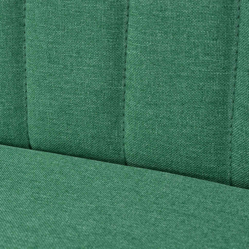 Bank 117x55,5x77 cm stof groen