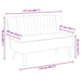 Bank 117x55,5x77 cm stof groen