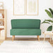 Bank 117x55,5x77 cm stof groen