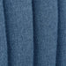 Cocktailstoel stof blauw