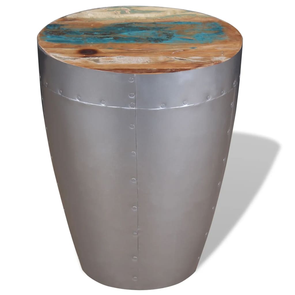 Kruk luchtvaartstijl massief gerecycled hout