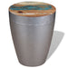 Kruk luchtvaartstijl massief gerecycled hout