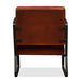 Loungestoel echt leer bruin