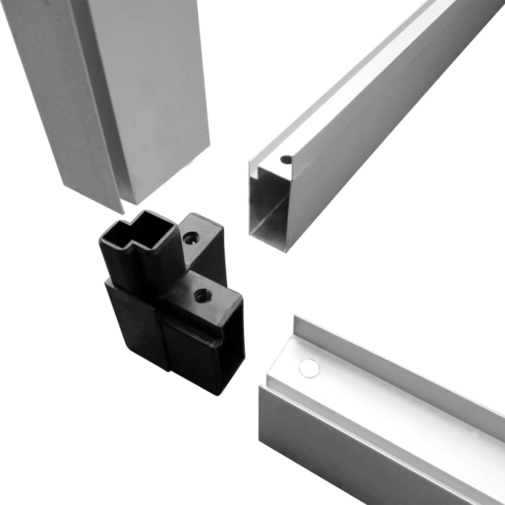 Tuinkas 3,46 m² versterkt aluminium