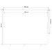 Rolgordijn voor buiten 225(B)x230(H) cm beige