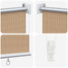 Rolgordijn voor buiten 225(B)x230(H) cm beige