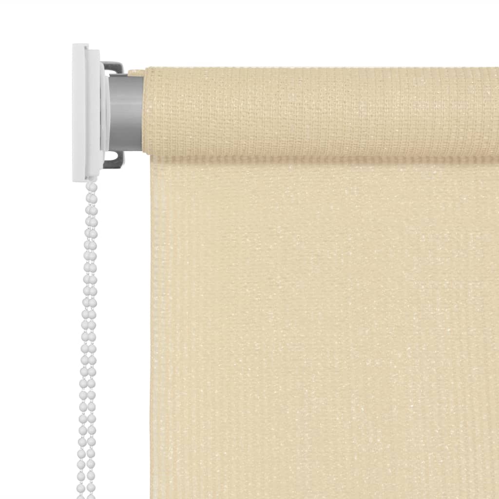 Rolgordijn voor buiten 105(B)x140(H) cm crèmekleurig